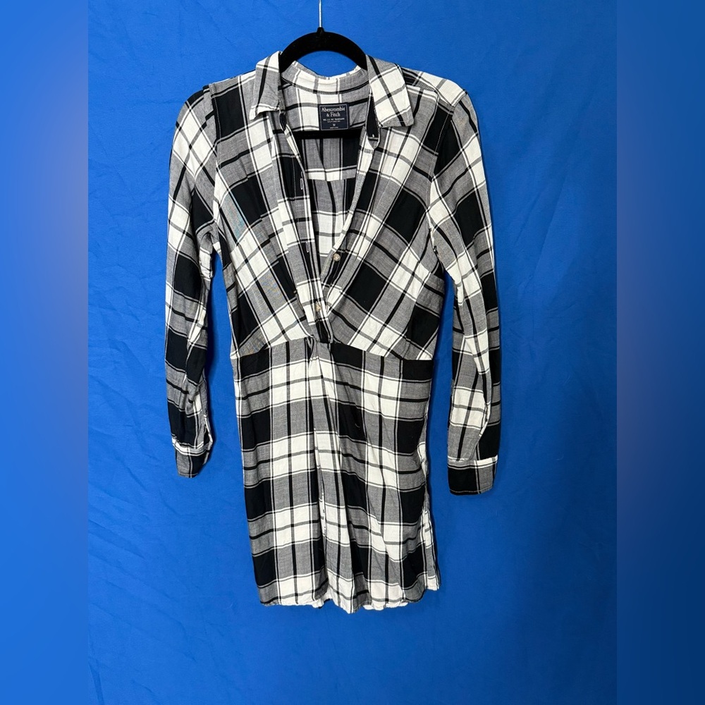 Black and White Plaid Dress- Abercrombie